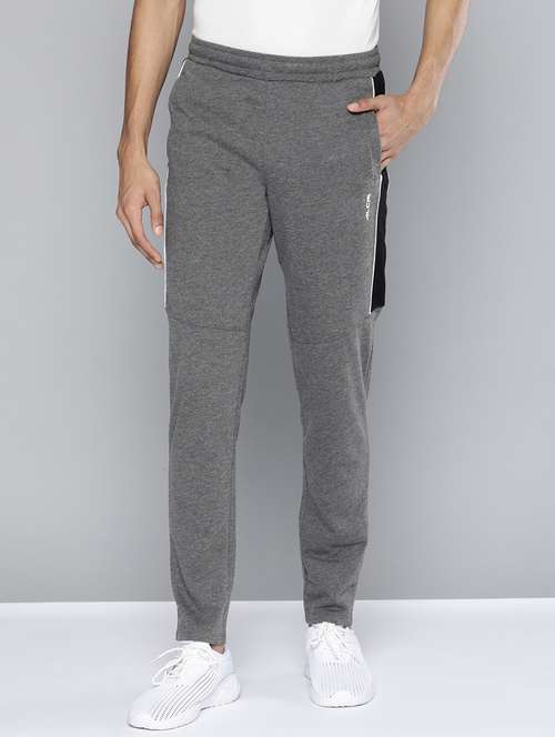 grey side taped full length track pant - 18021122 - Standard Image - 0