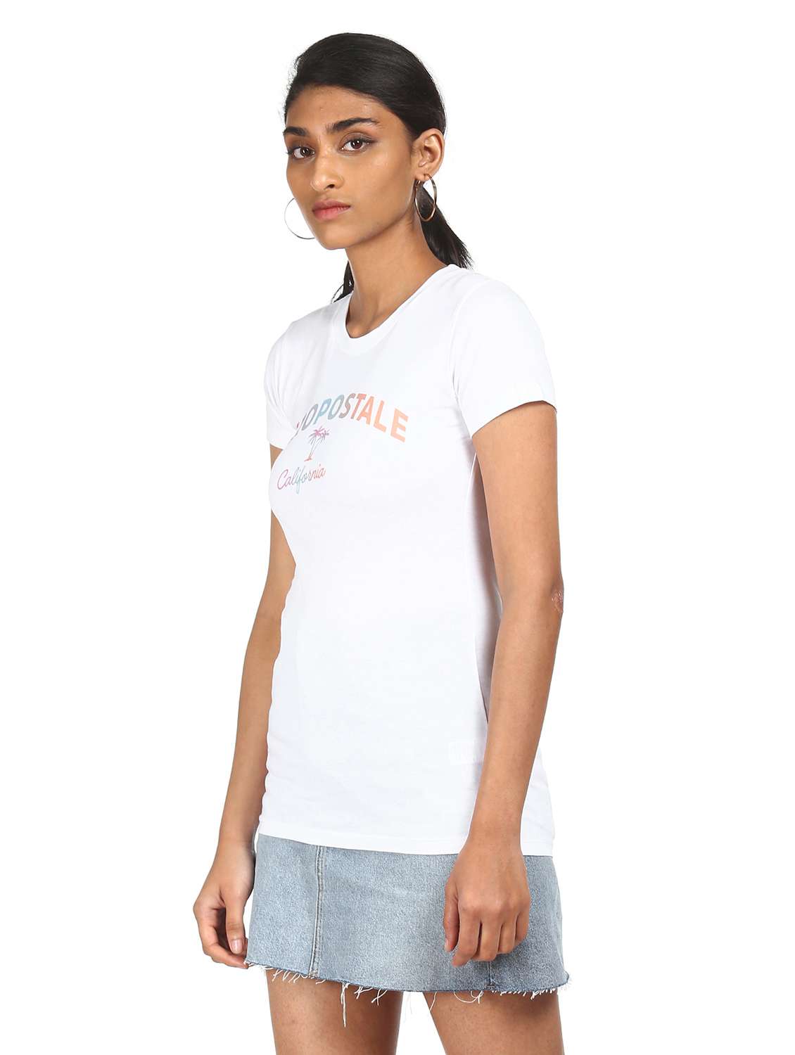 round neck graphic tee 