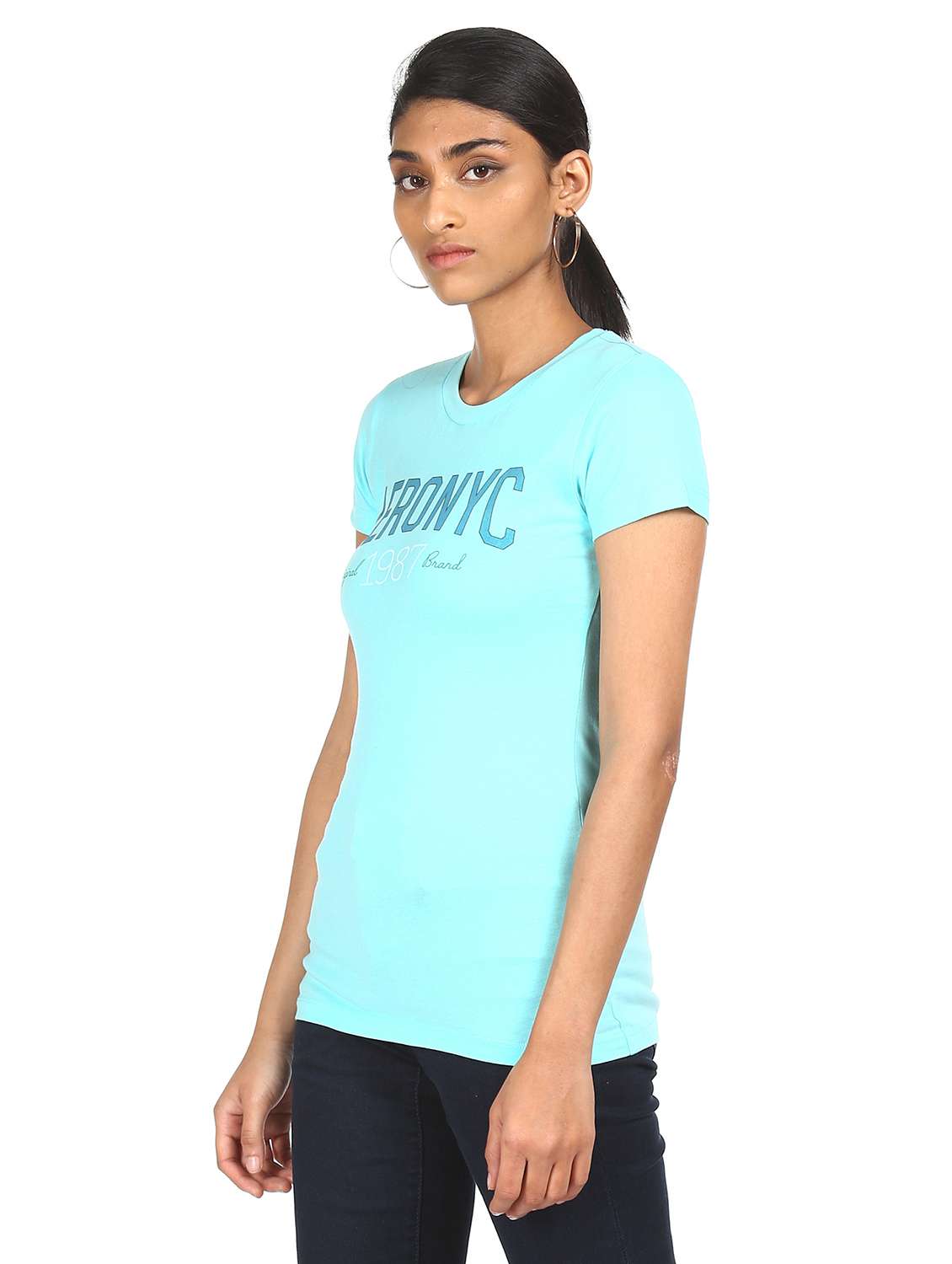 round neck graphic tee 