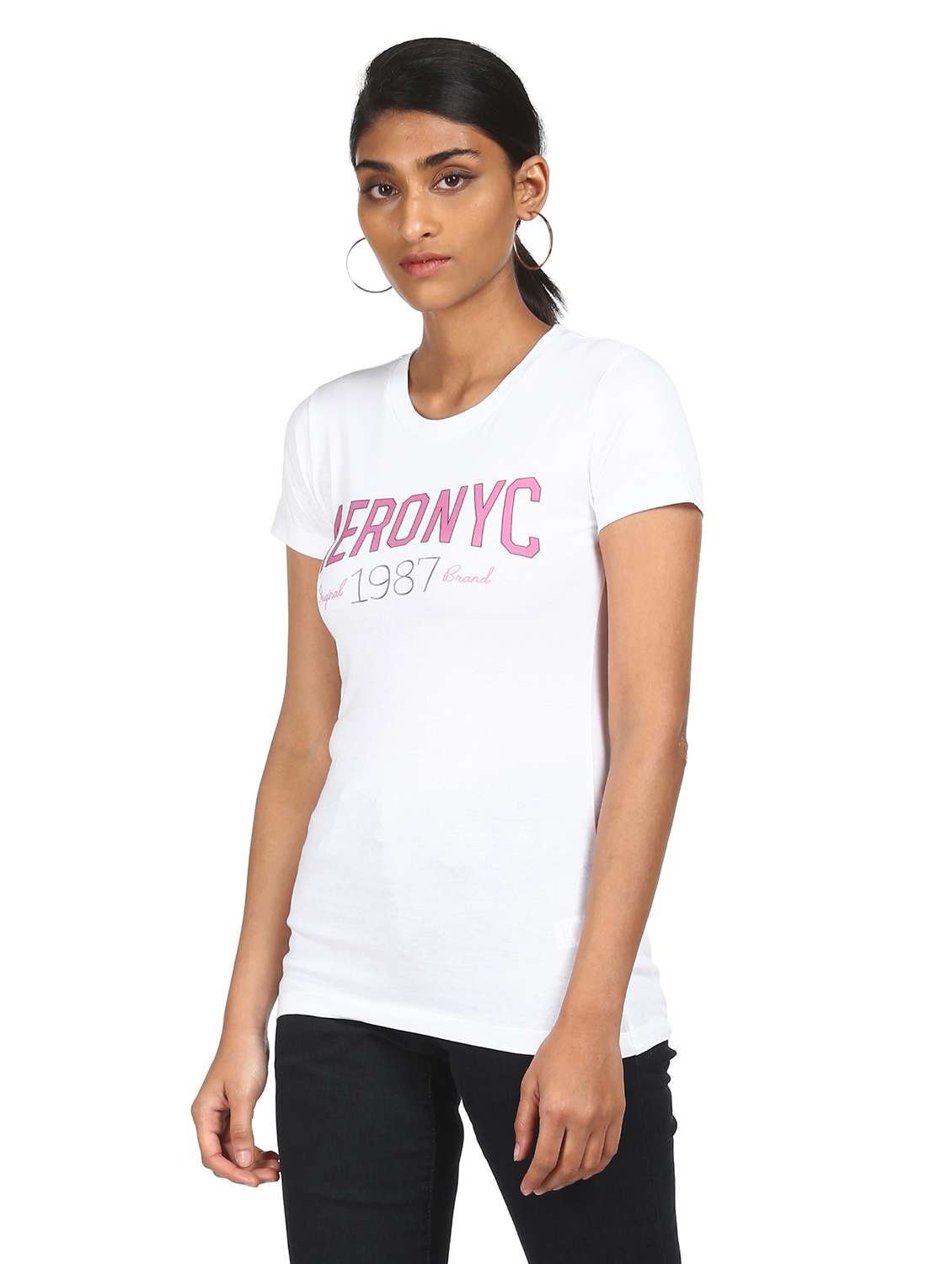 round neck graphic tee 