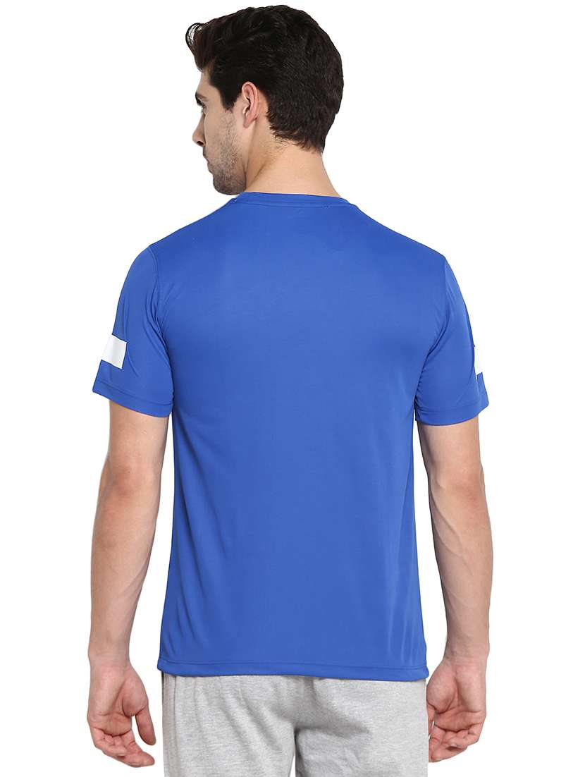 ai aqua blue solid t-shirt - 18022610 -  Standard Image - 2