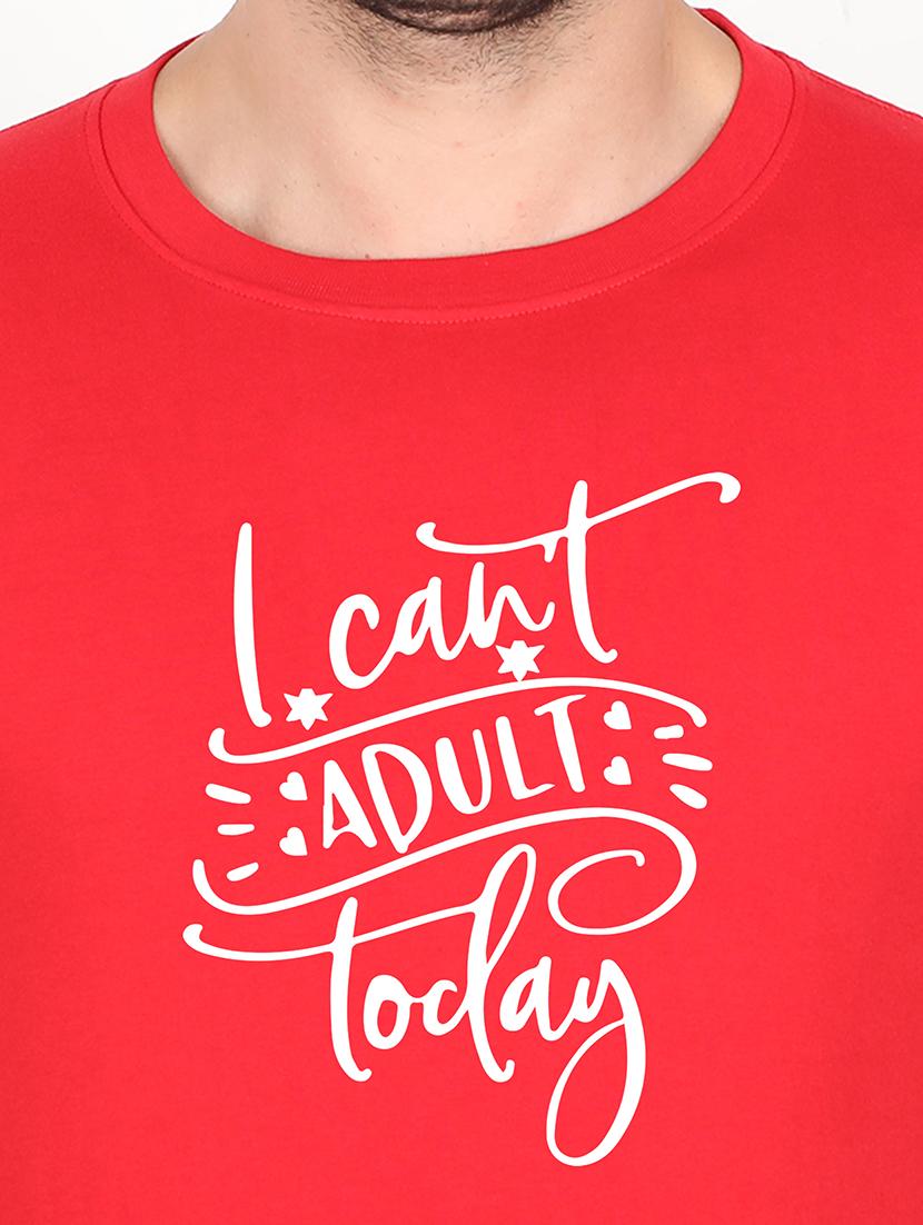red printed t-shirt - 18022923 - Standard Image - 2