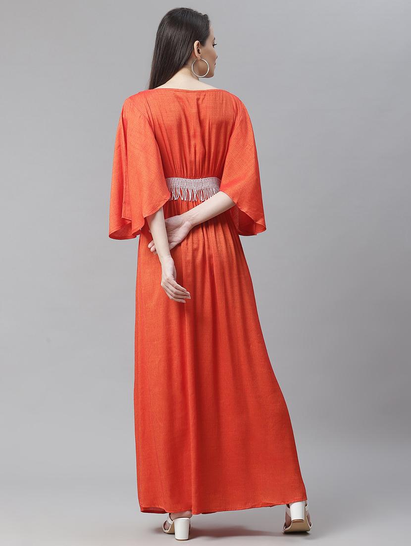 women's fit & flare solid dress - 18024289 - Standard Image - 2