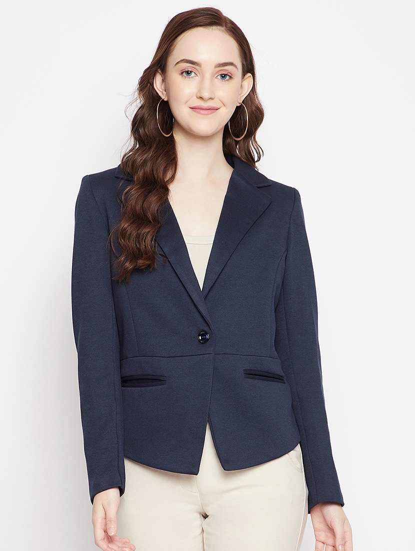 lapel neck casual blazer