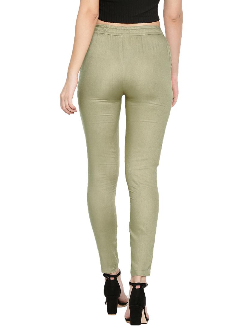 mid rise cigarette pants trouser - 18025130 - Standard Image - 2