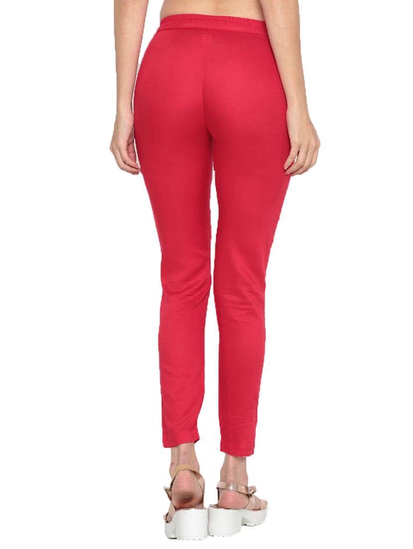 mid rise cigarette pants trouser - 18025132 - Standard Image - 2