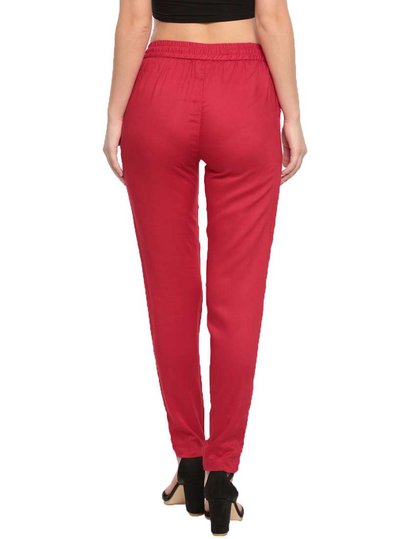 mid rise cigarette pants trouser - 18025133 - Standard Image - 2