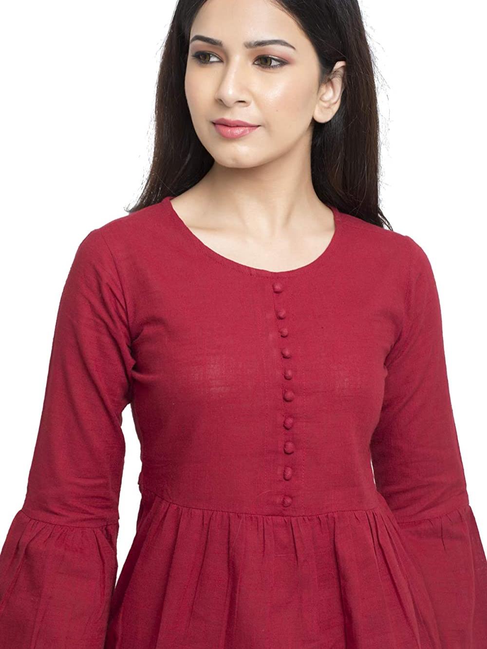 cotrel rayon bell sleeves top - 18025335 - Standard Image - 2