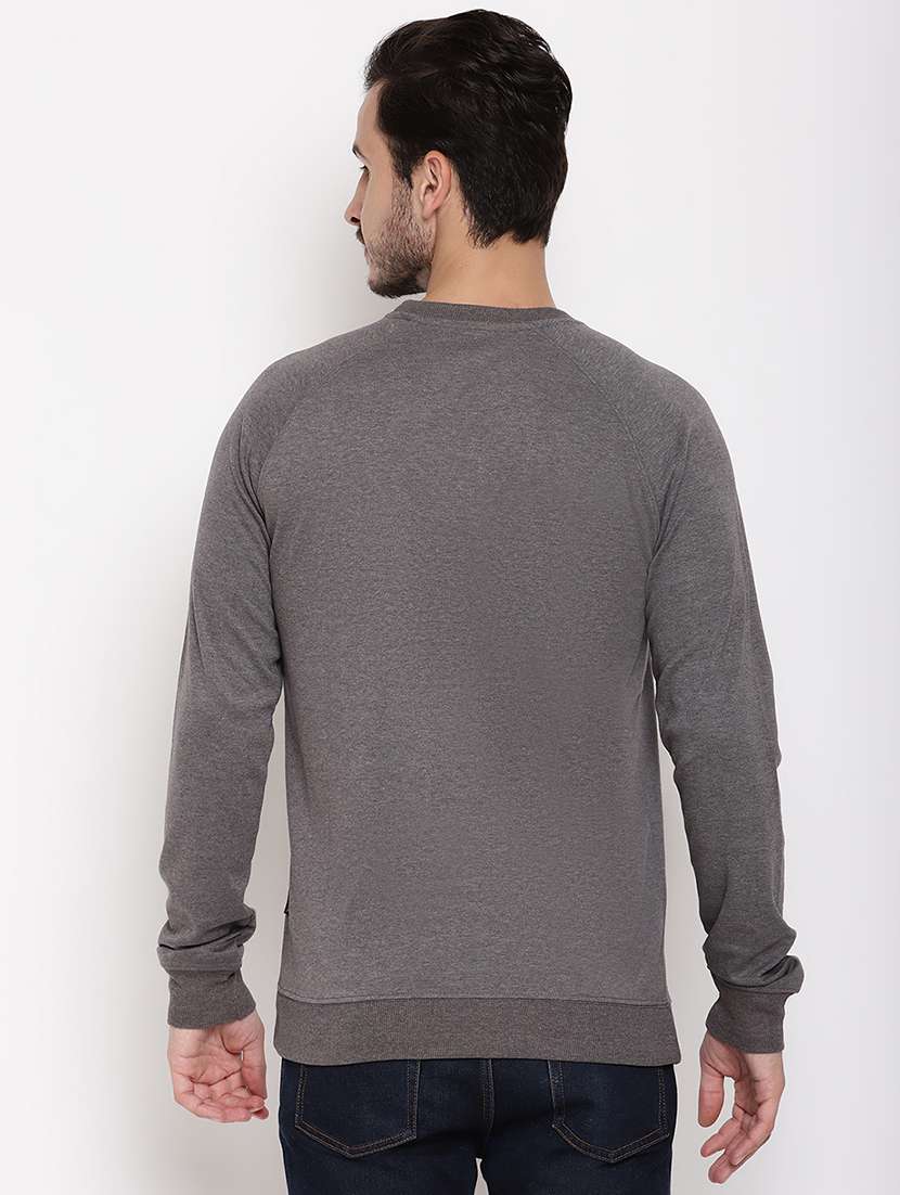 mens placement print sweatshirt - 18025356 -  Standard Image - 2