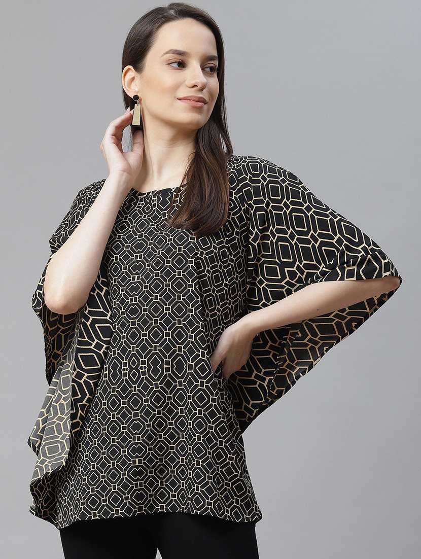 women's a line round neck top