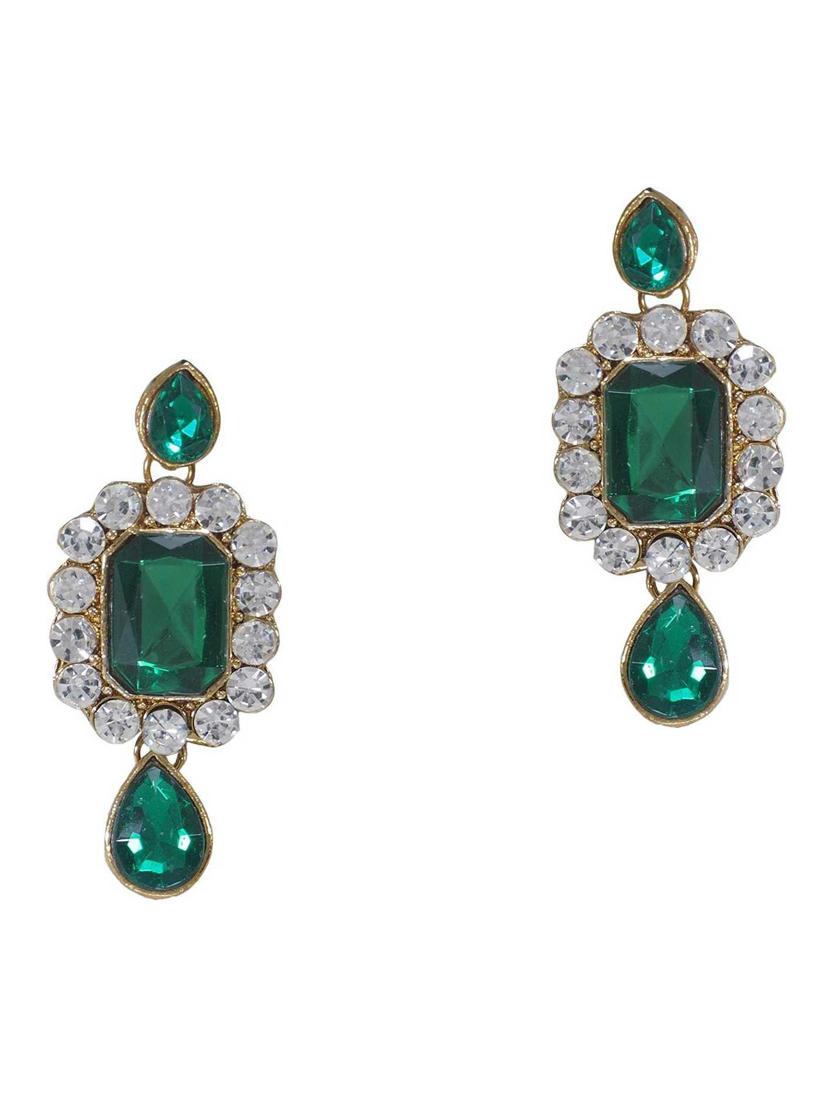 green traditional pearl neckless set - 18025972 - Standard Image - 2