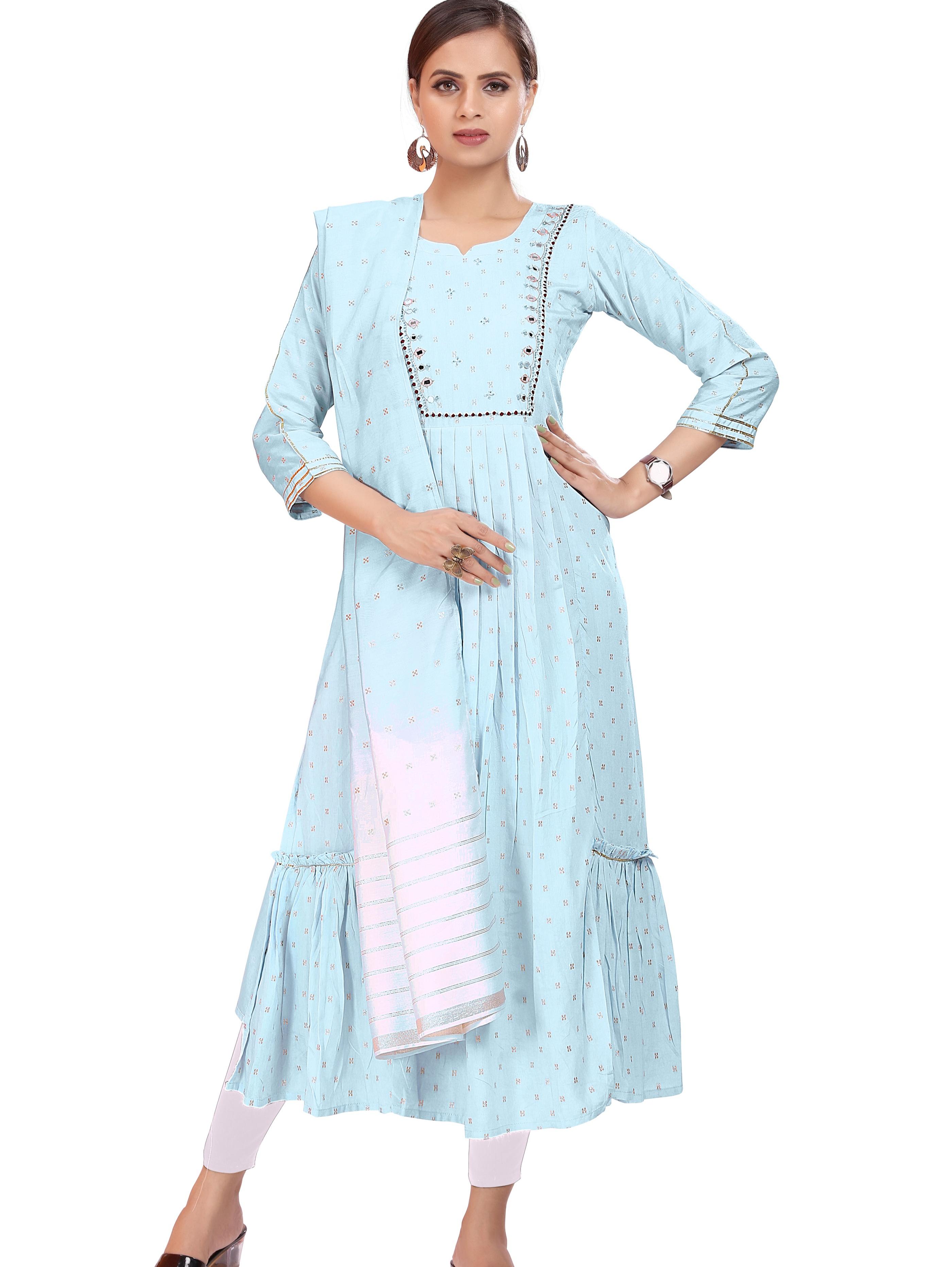 women's flared kurta - 18026285 - Zoom Image - 0