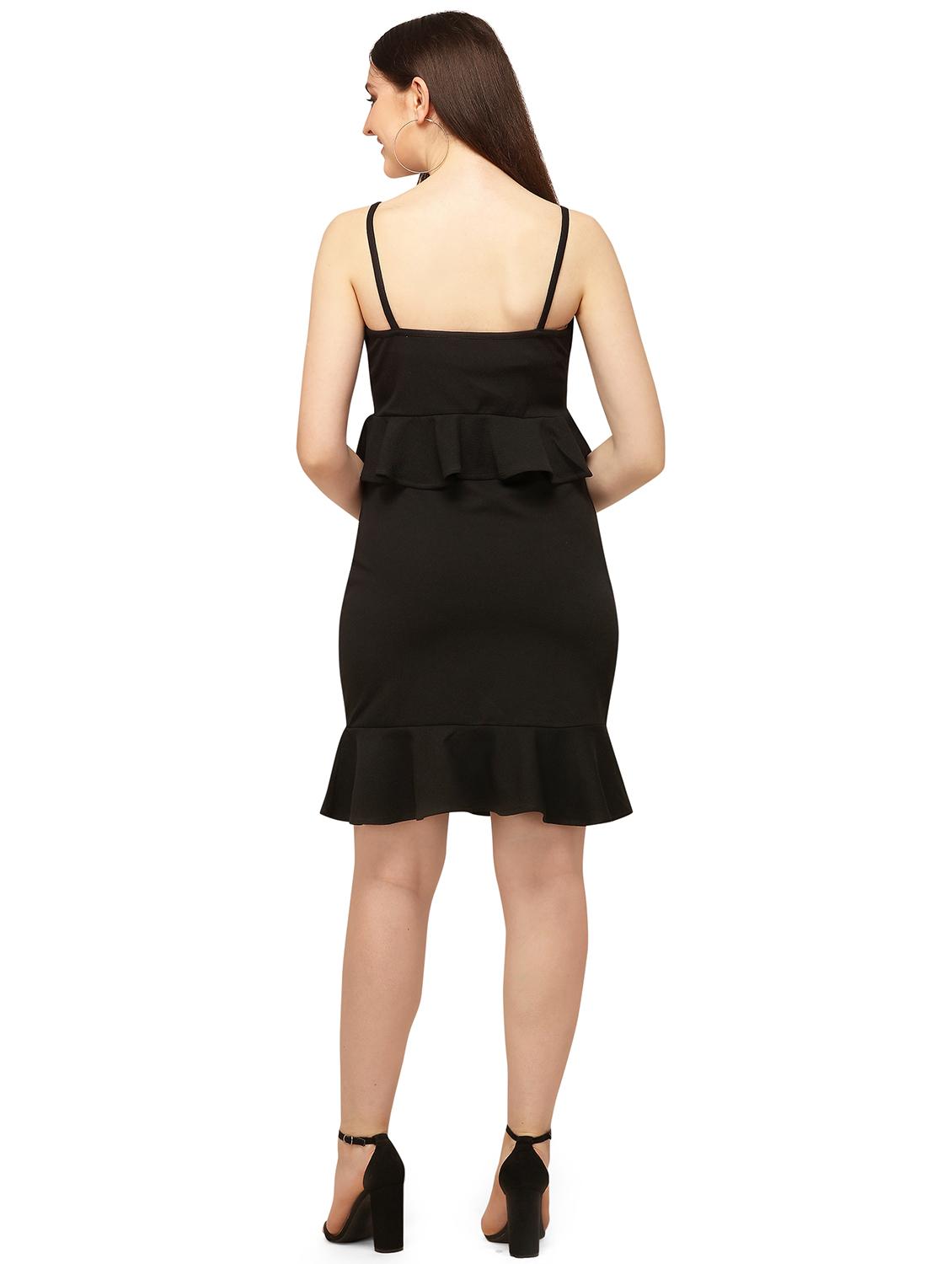 cami neck peplum dress - 18026684 - Standard Image - 2