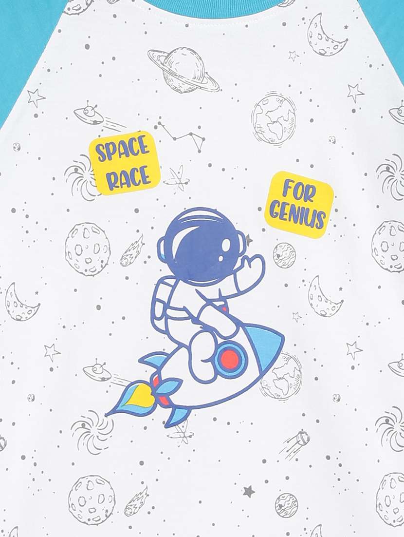 blue printed  t-shirt - 18026962 -  Standard Image - 2