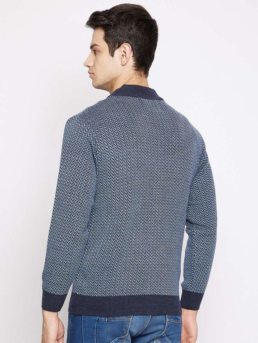 navy color men's sweatshirt - 18028128 - Standard Image - 2