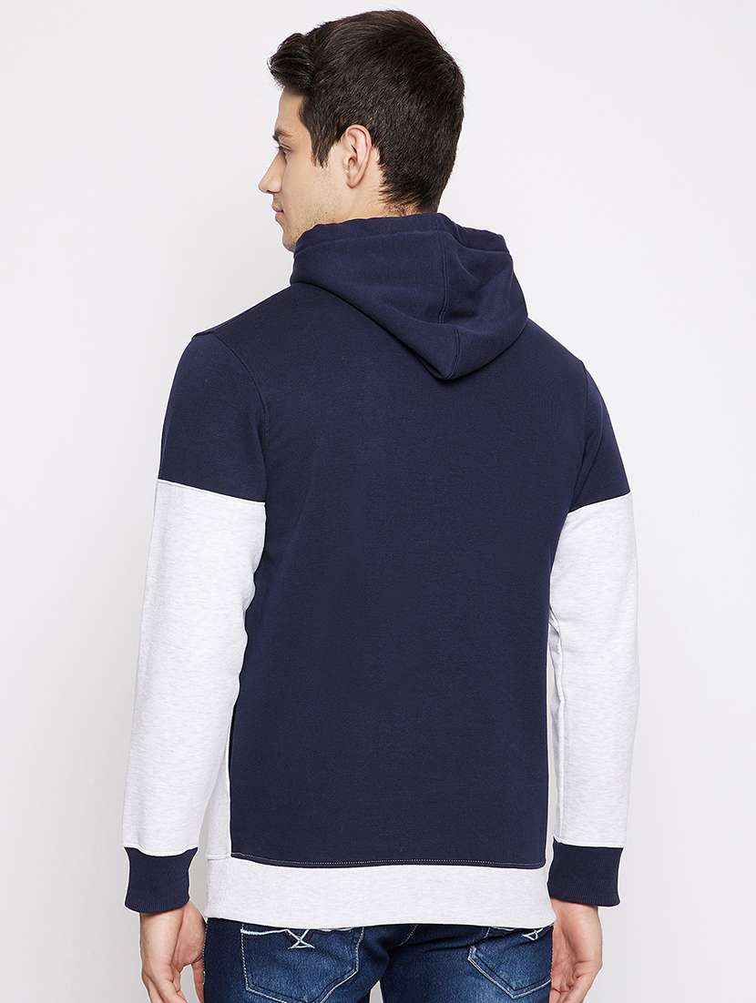 navy blue cotton blend sweatshirt - 18028137 -  Standard Image - 2