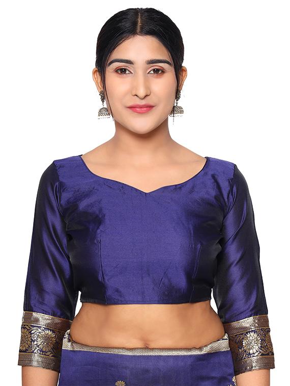 jacquard work banarasi saree - 18029405 - Standard Image - 2