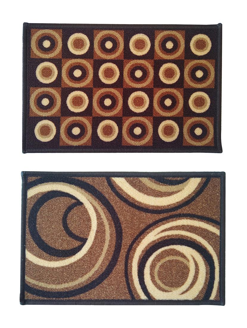athom living  premium anti skid doormat 37x57 cm pack of 2