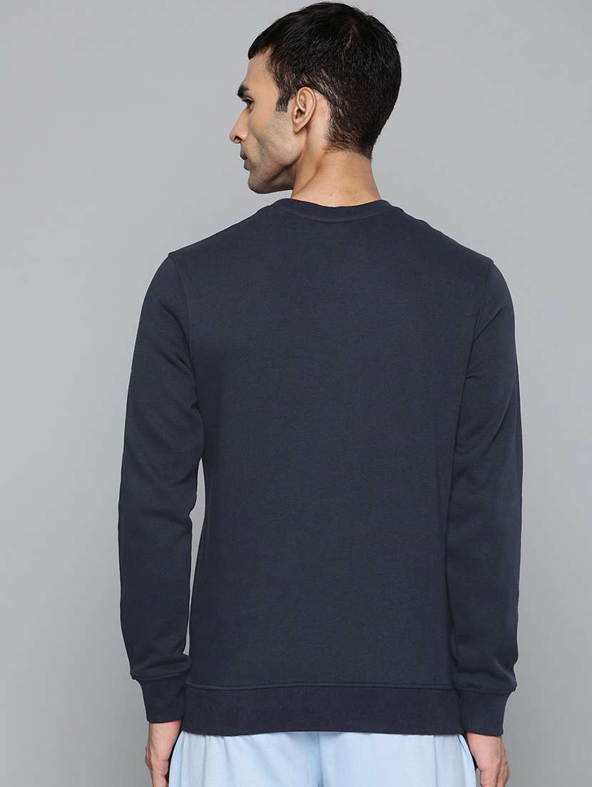navy blue printed sweatshirt - 18030058 - Standard Image - 2