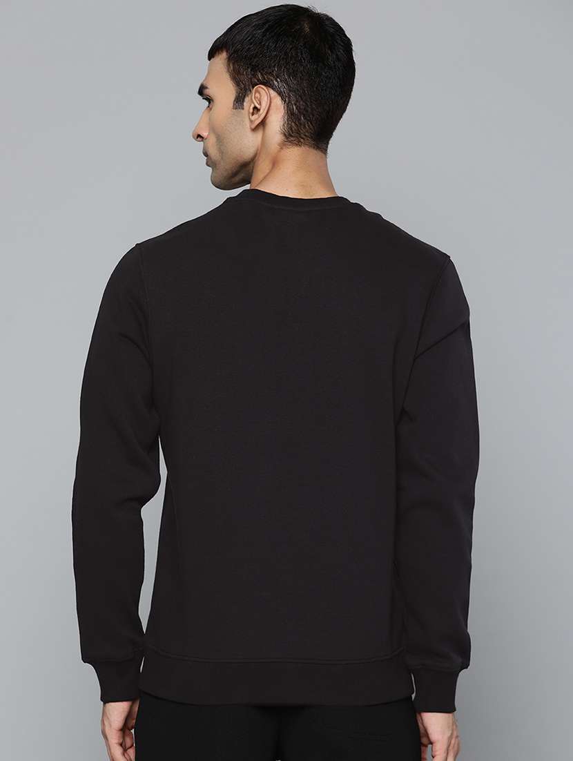 black printed sweatshirt - 18030059 -  Standard Image - 2