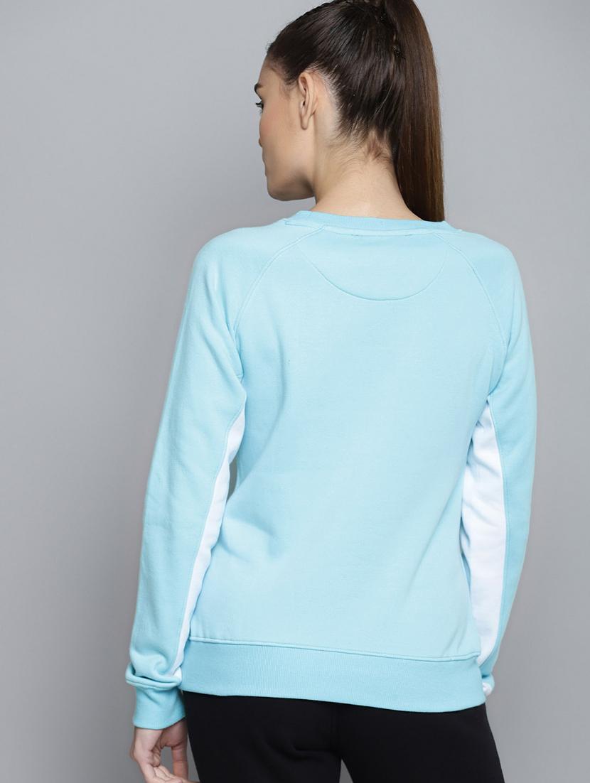 crew neck solid sweatshirt - 18030143 - Standard Image - 2