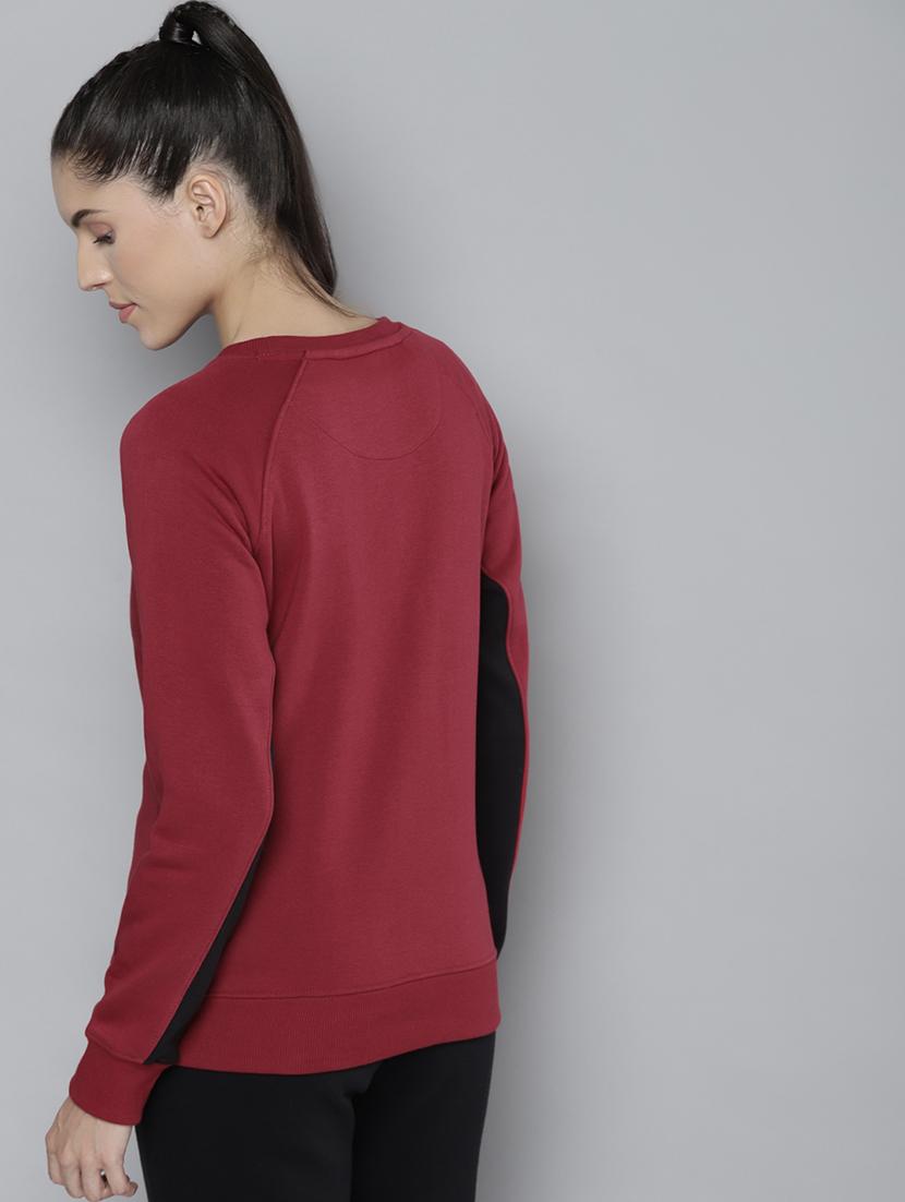 crew neck solid sweatshirt - 18030144 - Standard Image - 2