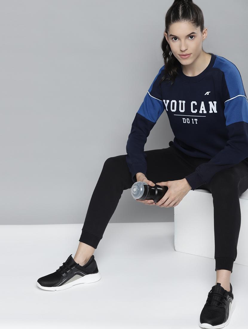 crew neck color block sweatshirt - 18030150 - Standard Image - 2