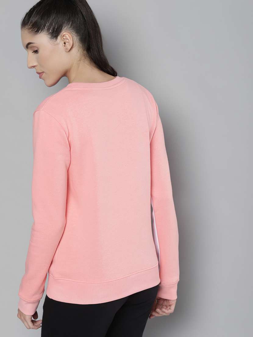 crew neck color block sweatshirt - 18030152 -  Standard Image - 2
