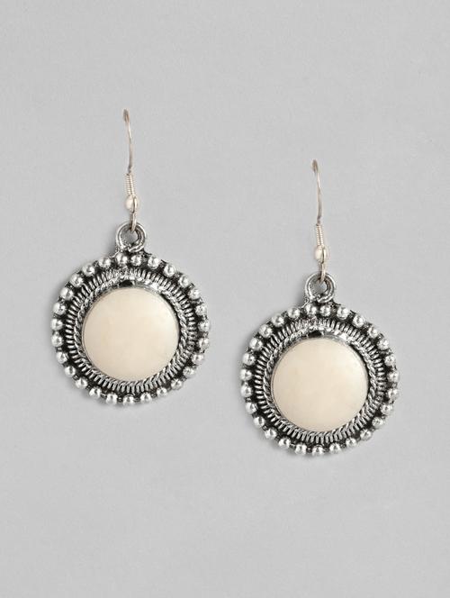 silver metal drop earring - 18030226 -  Standard Image - 0