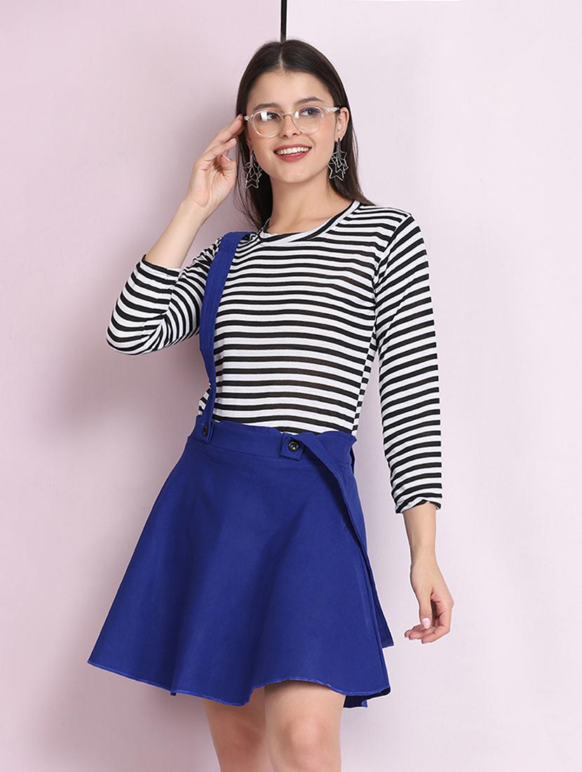 mid rise dungaree skirt - 18030266 - Zoom Image - 0