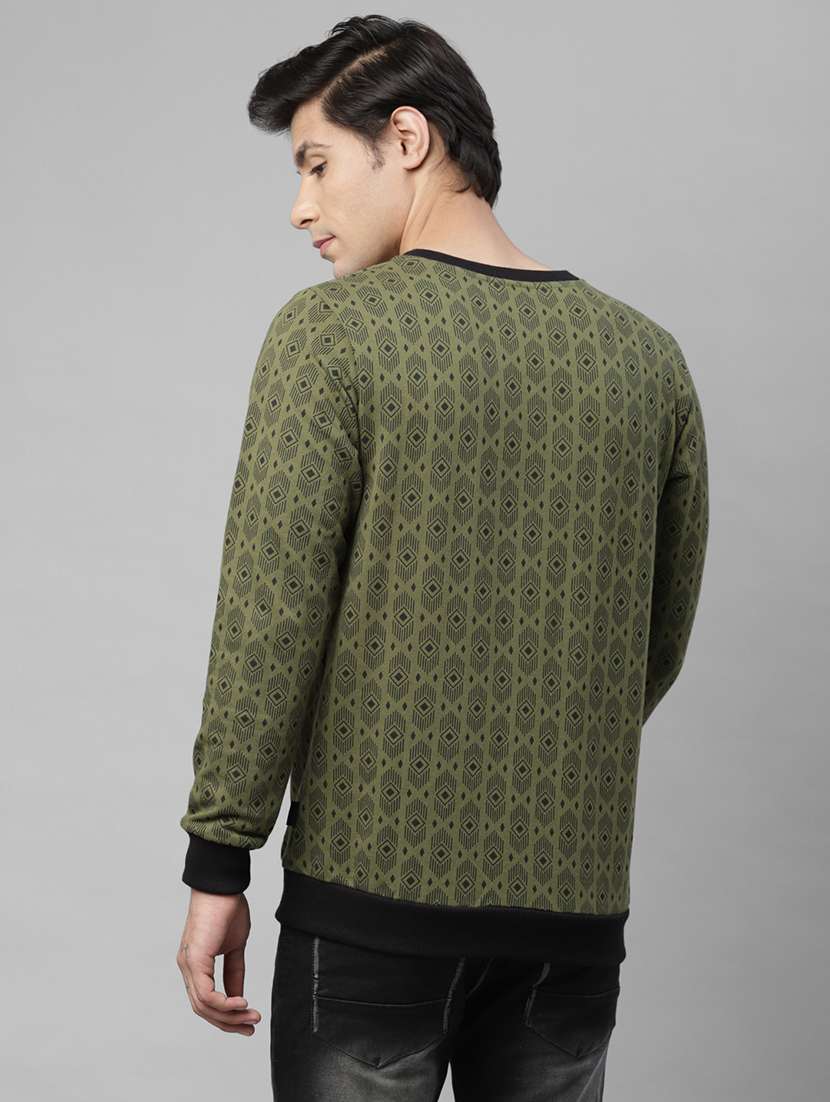 mens all over print sweatshirt - 18030792 - Standard Image - 2