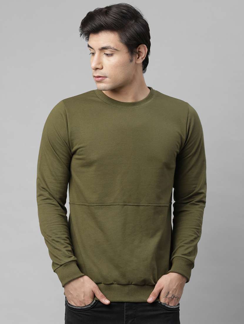 mens plain sweatshirt