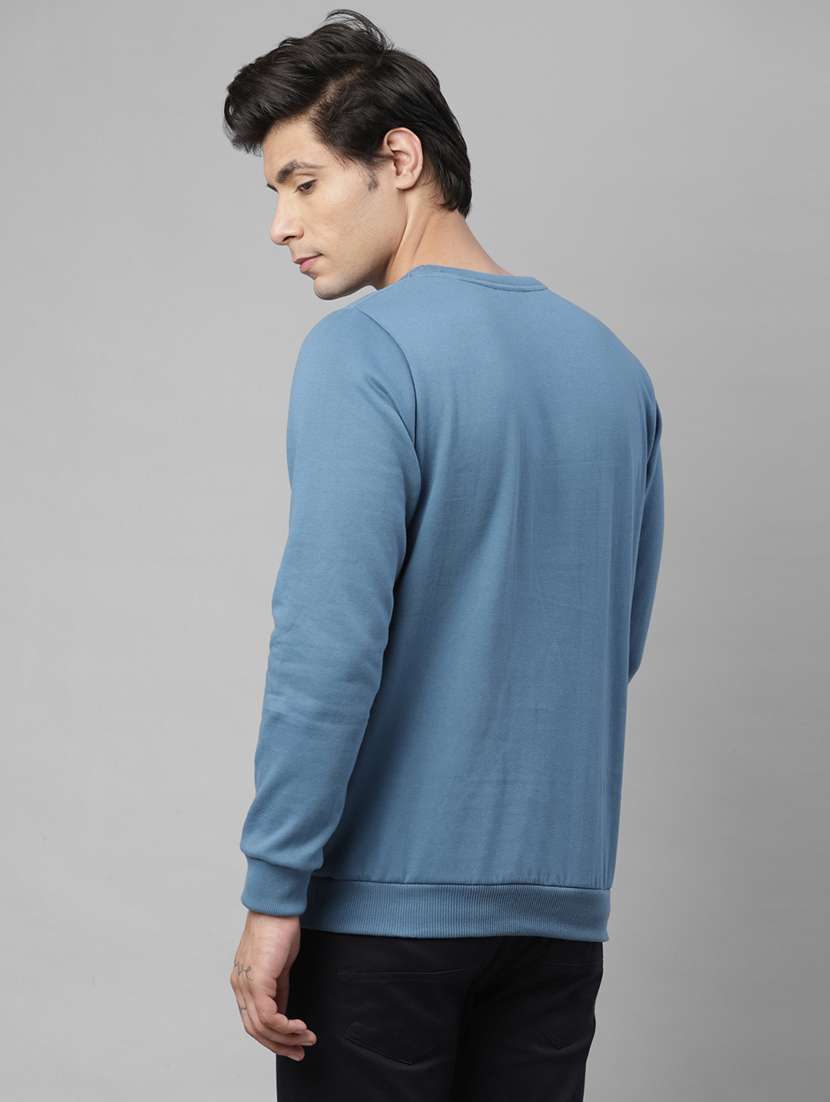 mens front print sweatshirt - 18030801 - Standard Image - 2