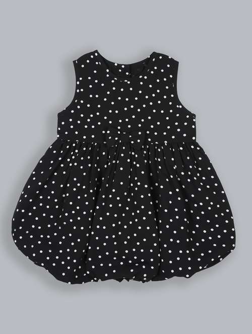 girls round neck sleeveless frock