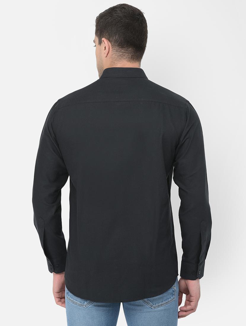 men solid long sleeve casual shirt - 18032017 - Standard Image - 2