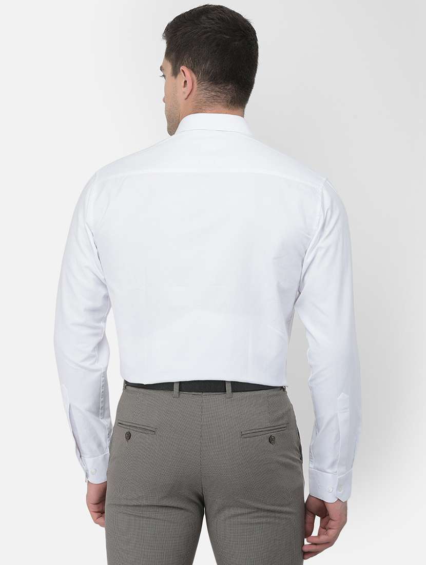 white solid formal shirt - 18032019 -  Standard Image - 2