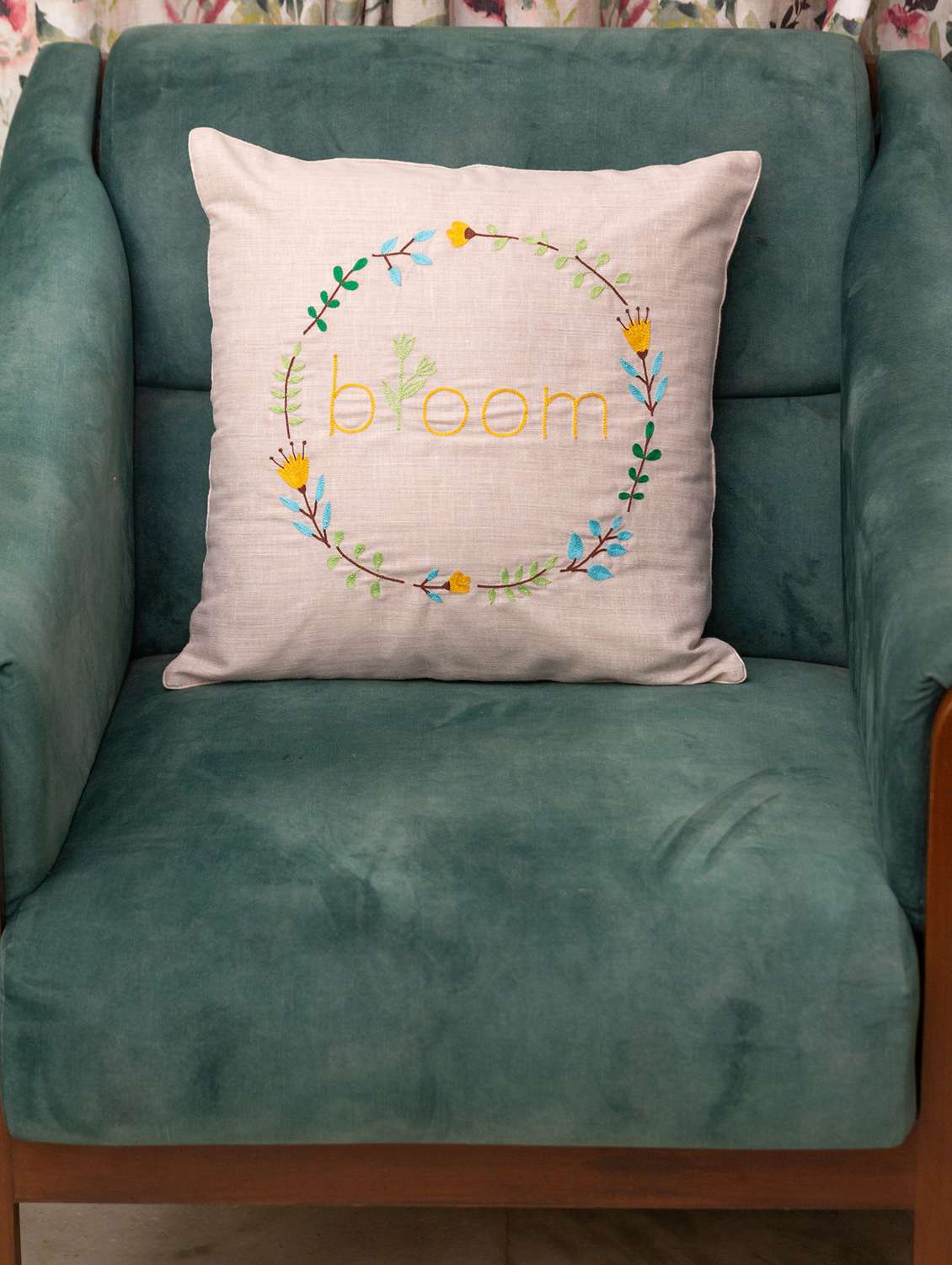 Ccbloom Embroidered Cushion Covers