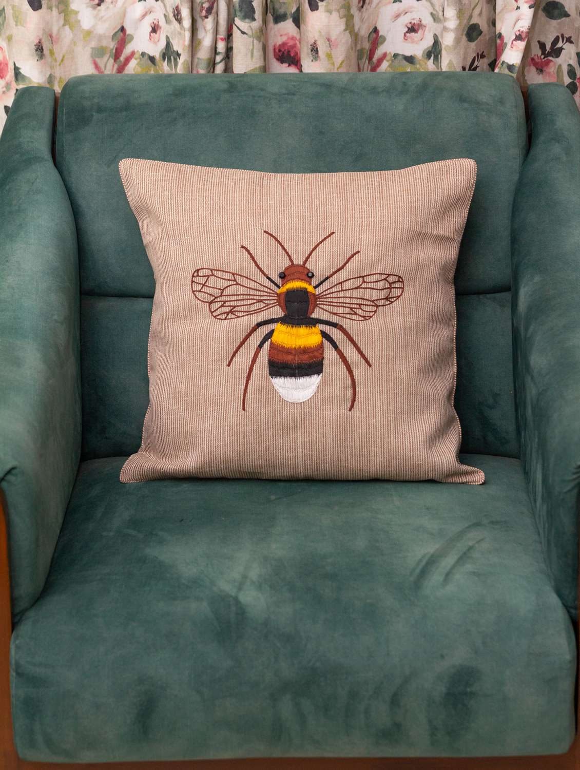 ccbee embroidered cushion covers