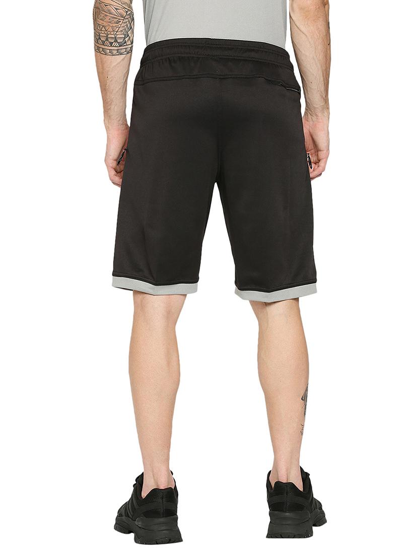 grey solid shorts - 18032476 - Standard Image - 2