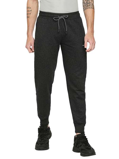 grey solid jogger - 18032717 - Standard Image - 0