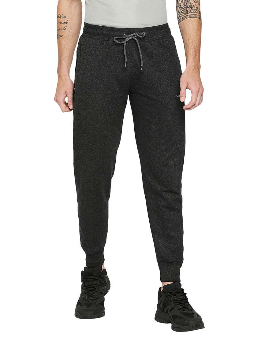 grey solid jogger