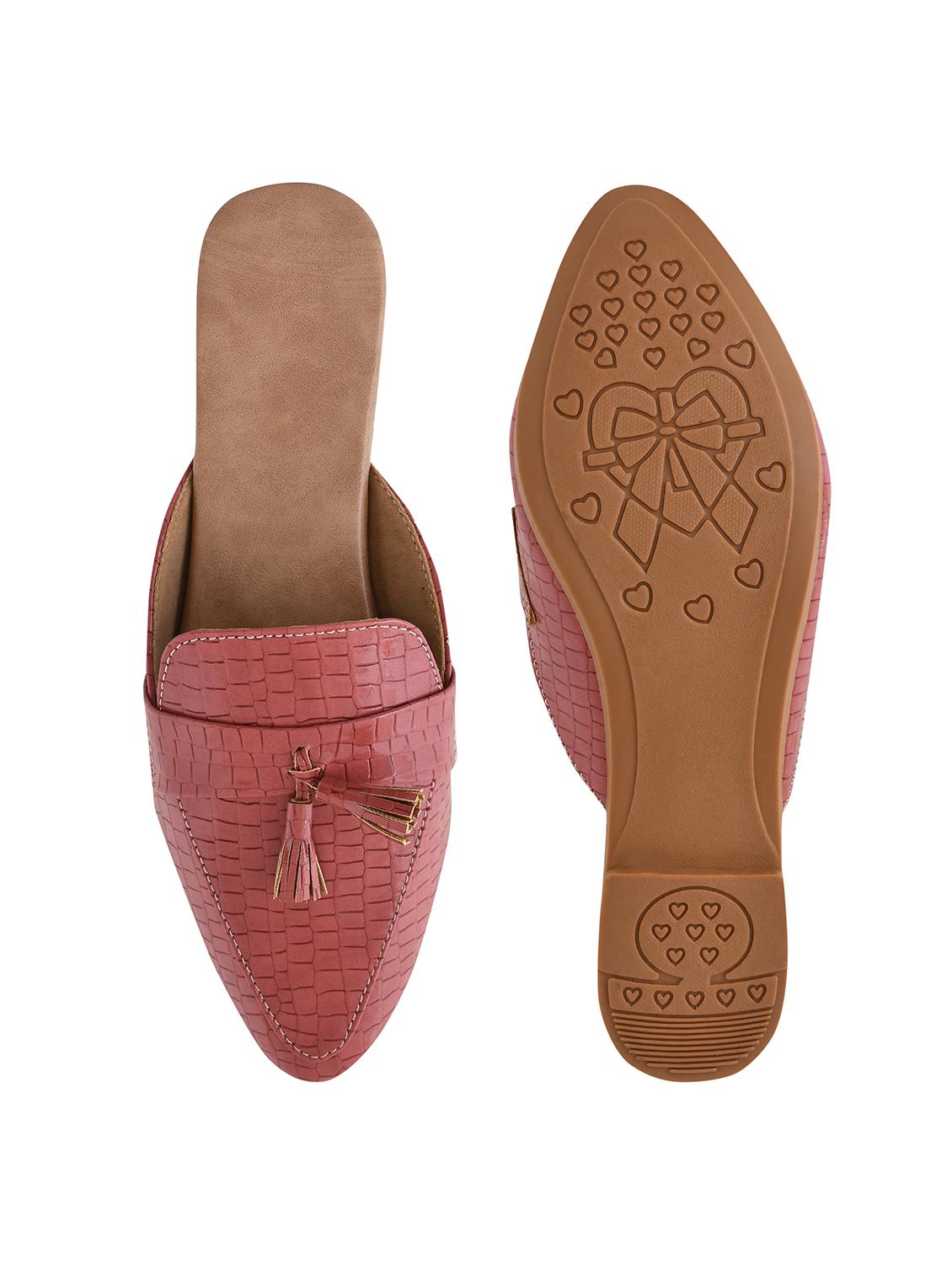 orange synthetic slip on ballerina - 18033173 - Standard Image - 2