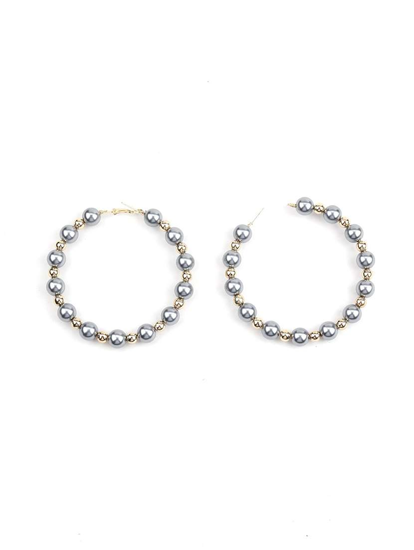  white hoop earring
