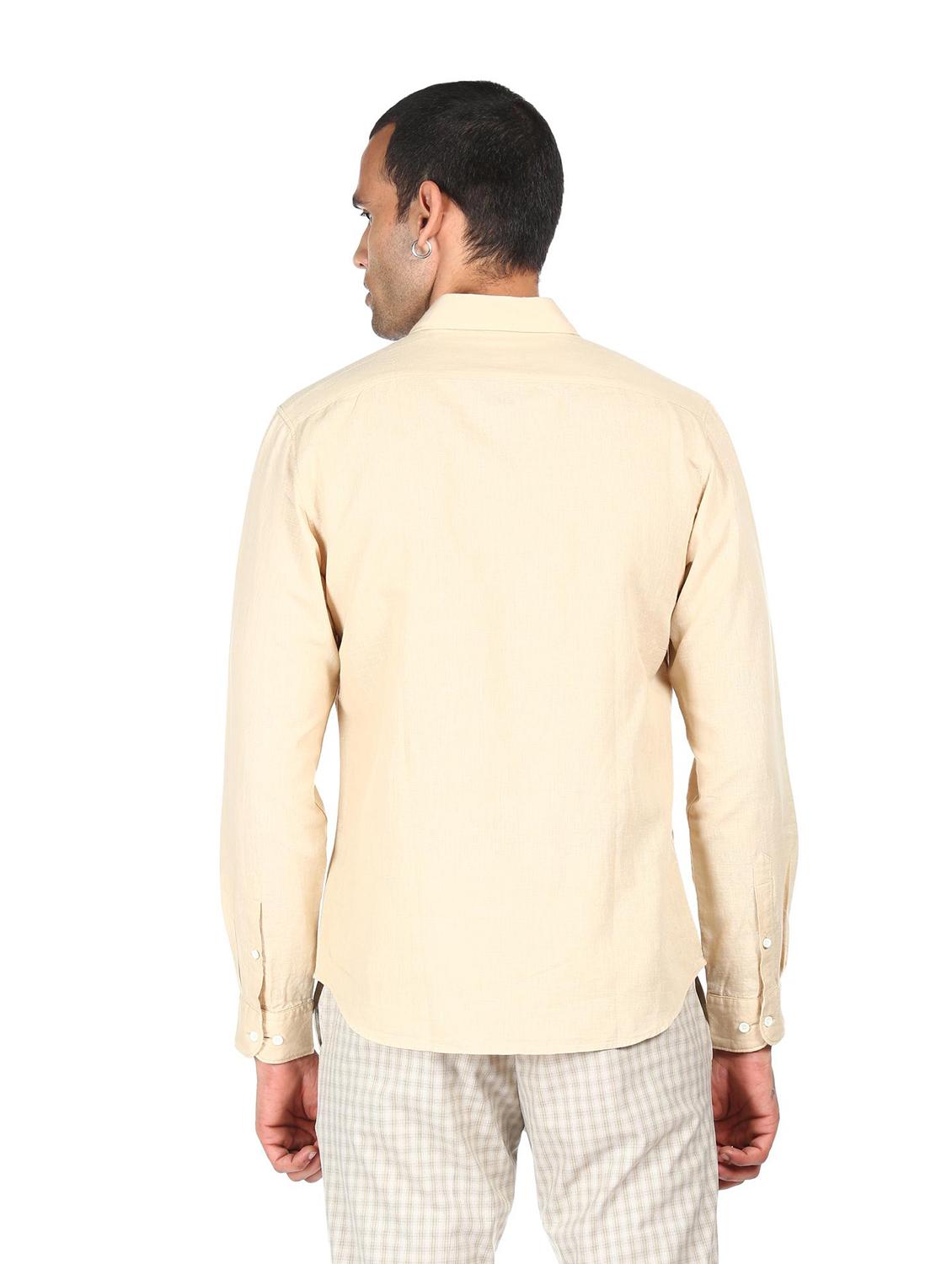 mens solid casual shirt - 18038454 - Standard Image - 2