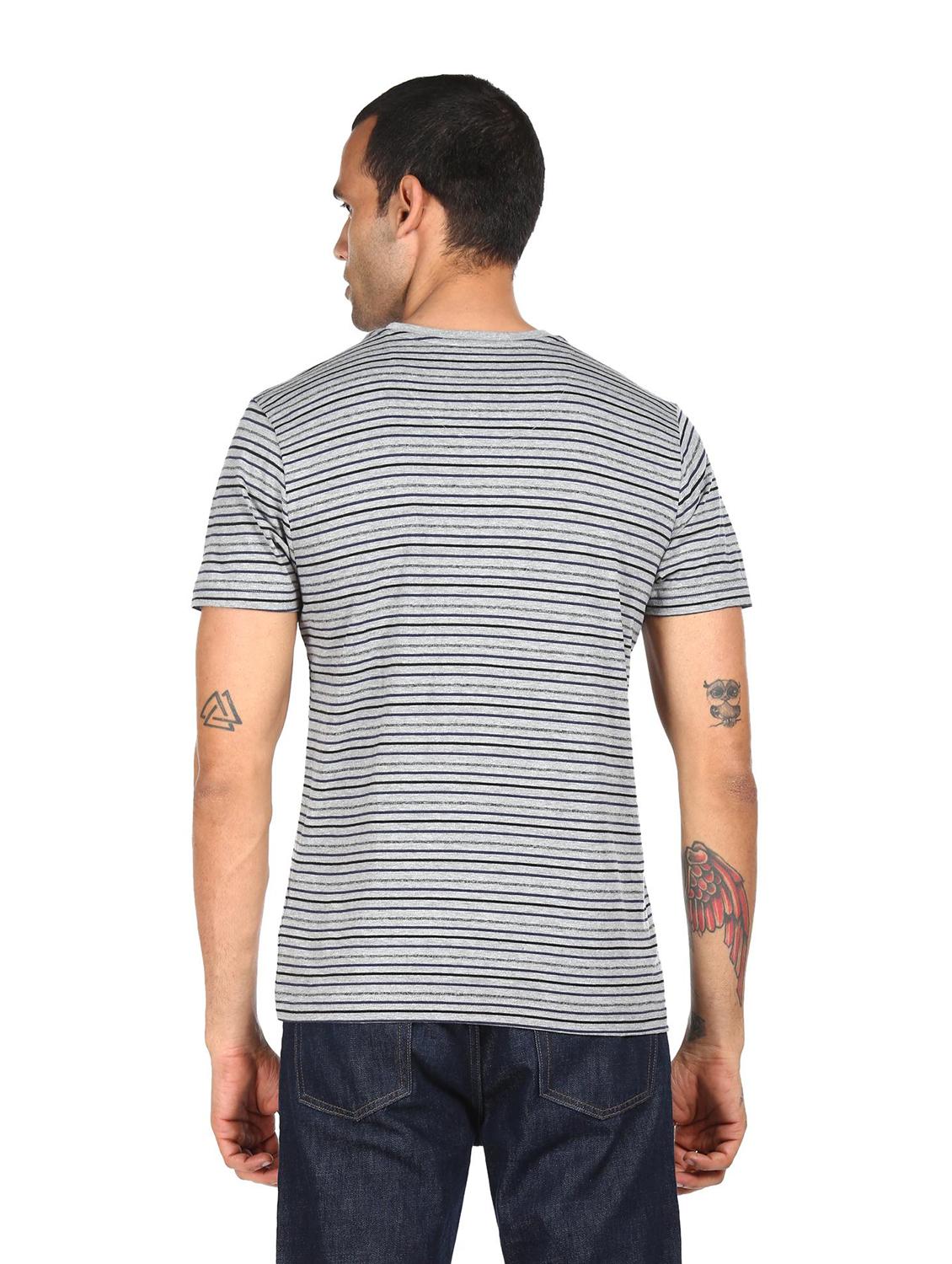 grey striped t-shirt - 18038579 - Standard Image - 2