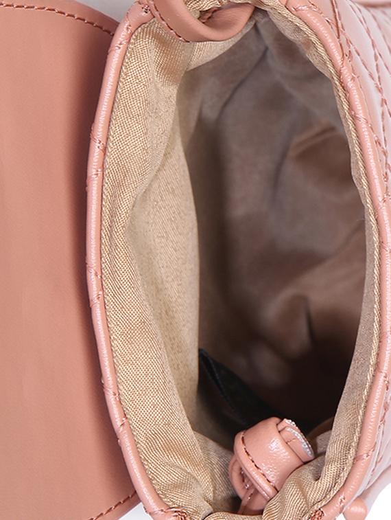 pink leatherette (pu) sling bag - 18039350 - Standard Image - 2