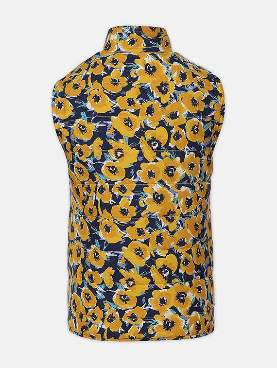 yellow printed reversible jacket - 18039781 - Standard Image - 2