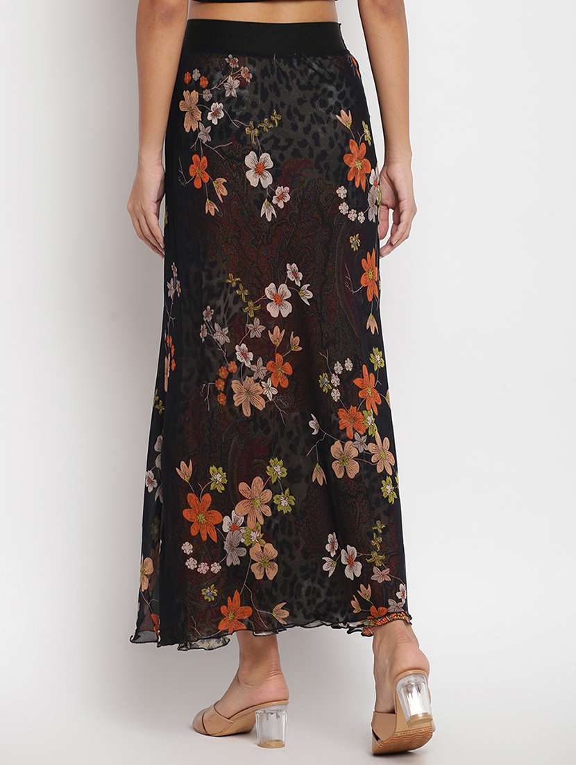 set of 2 printed maxi skirt - 18040075 -  Standard Image - 2