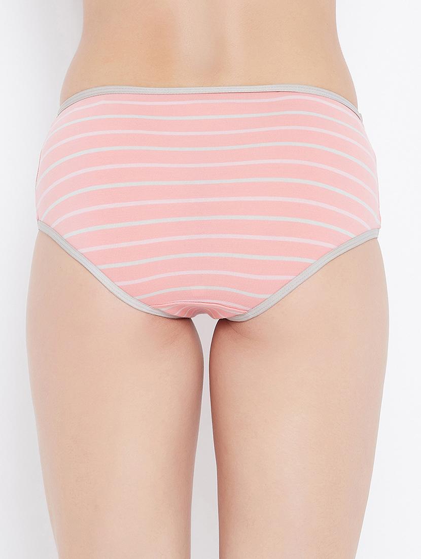 mid rise striped hipster panty - 18040541 - Standard Image - 2