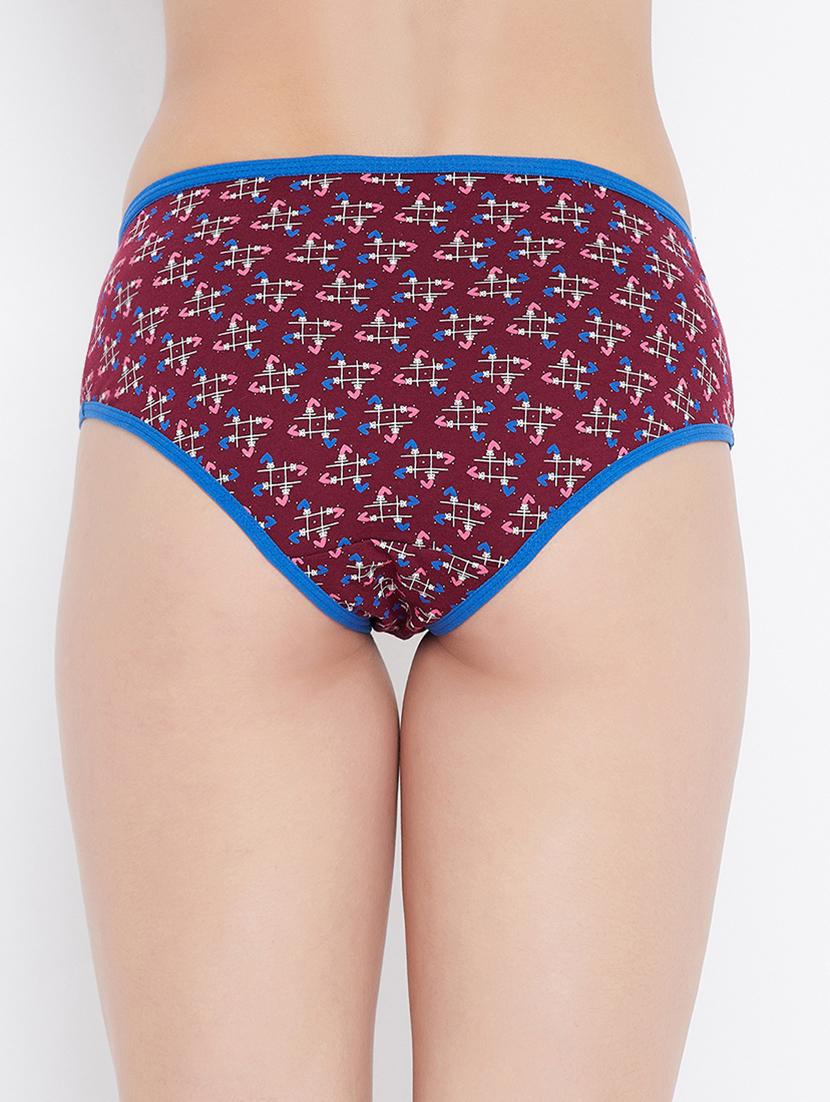 mid rise printed hipster panty - 18040556 - Standard Image - 2